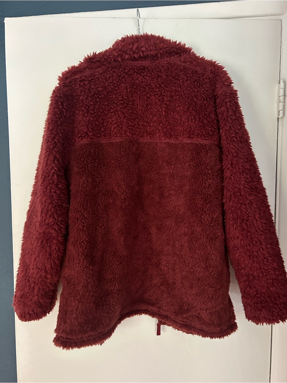 Patagonia Pile Fleece Teddy Jacket - Burgundy - Picture 5 of 5